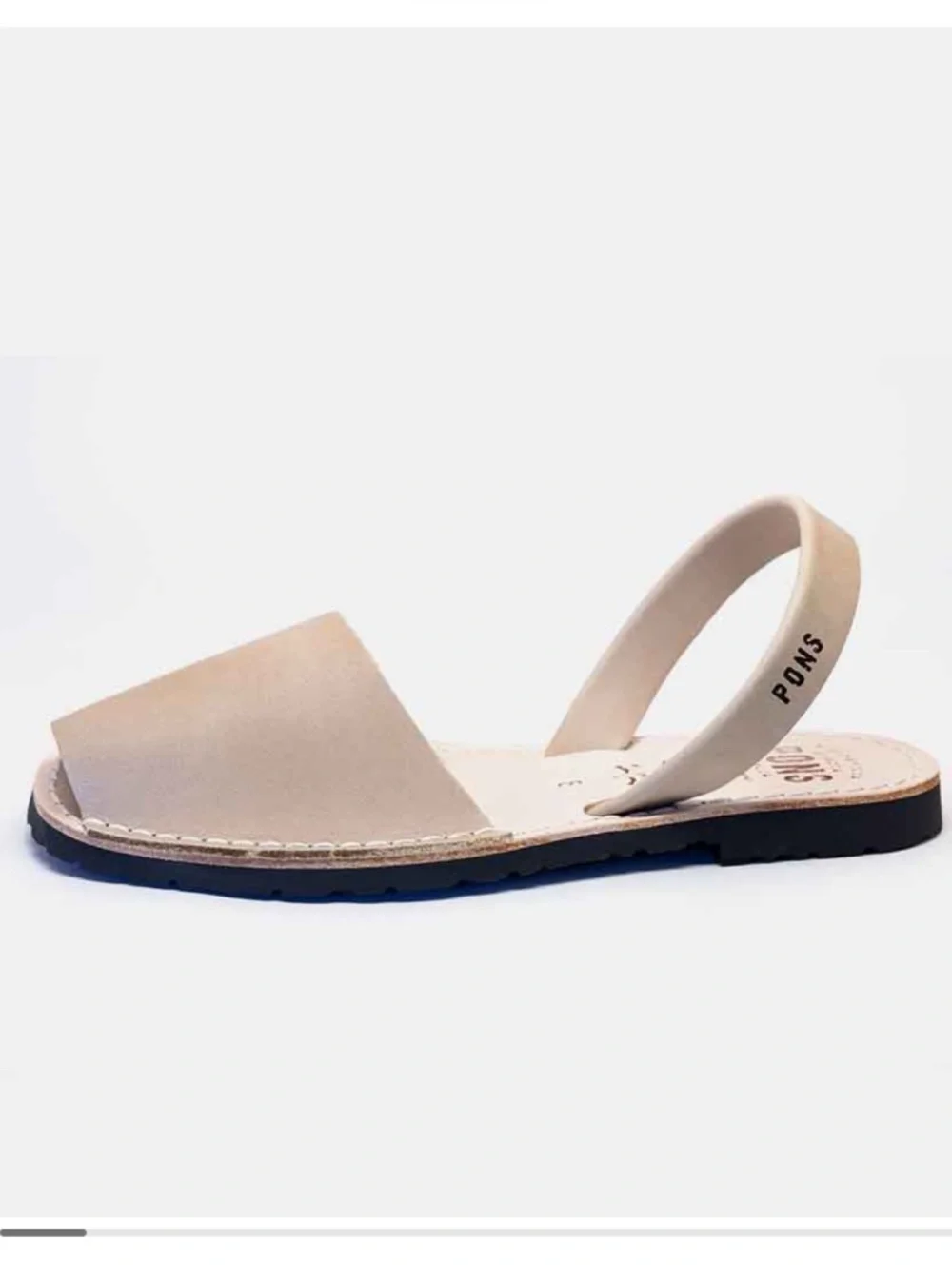 PONS Women's Leather Slingback Sandals